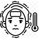 Febre Temperatura Alta Ícone