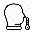 Febre Temperatura Termometro Ícone