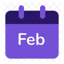 Febrero  Icono