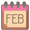 Febrero  Icono
