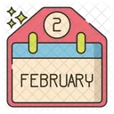 Febrero  Icono