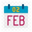 Febrero  Icono