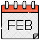Febrero  Icono