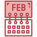 Mes de febrero  Icono