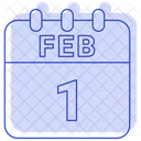 1 February 1 Date February 1 Icon