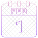 1 February 1 Date February 1 Icon