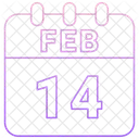 14 February 14 Date February 14 Icon