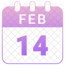 14 February 14 Date February 14 Icon