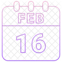 February 16  Icon