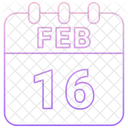 February 16  Icon