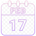 17 February 17 Date February 17 Icon