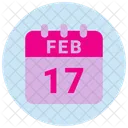 17 February 17 Date February 17 Icon