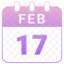 17 February 17 Date February 17 Icon