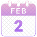 2 February 2 Date February 2 Icon