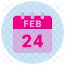 24 February 24 Date February 24 Icon