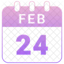 24 February 24 Date February 24 Icon