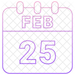 February 25  Icon