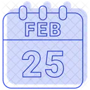 February 25  Icon