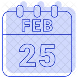 February 25  Icon