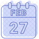 27 February 27 Date February 27 Icon