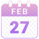 27 February 27 Date February 27 Icon