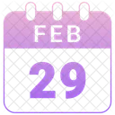 29 February 29 Date February 29 Icon