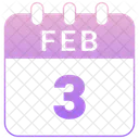 February 3 Events Days Icon