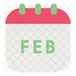 February calendar  Icon