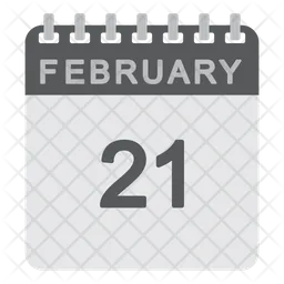 February Calendar  Icon