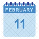 February  Calendar  Icon