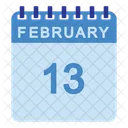 February  Calendar  Icon