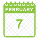 February Calendar  Icon