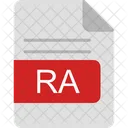 Ra Archivo Formato Icono