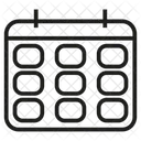 Fecha del calendario  Icono