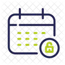 Fecha De Desbloqueo Calendario Fecha Icono