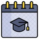 Graduacion Fecha Calendario Icon