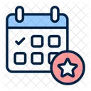 Evento Fecha Calendario Icono