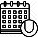 Calendario Partido Fecha Icono
