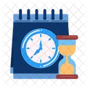 Fecha Limite Reloj De Arena Tiempo Icon