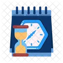 Fecha Limite Reloj De Arena Tiempo Icon