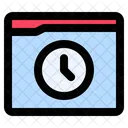 Fecha límite del navegador  Icono