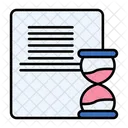 Plazo Gestion Del Tiempo Negocios Icono
