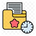 Plazo Gestion Del Tiempo Negocios Icono