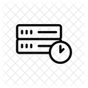 Tiempo Base De Datos Desarrollo Icono