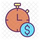 Istopwatch Dolar Plazo Financiero Fecha Limite Icono