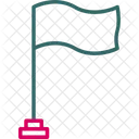 Fecha Limite Finalizar Bandera Icono