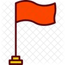 Fecha Limite Finalizar Bandera Icono