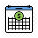 Finanzas Inversion Calendario Icono