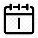 Utilidad Calendario Fecha Icon