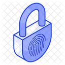 Biometrico Bloqueio Impressao Digital Icon